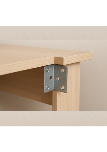 Mobilya Eşya Dolap Deprem Sabitleyici Köşebent Bağlantı Aparatı L Demiri Gönye 40X40X40 mm (4 Adet) fiyatları