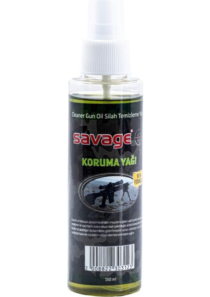 Koruyucu - Savage - Sprey Silah Yağı - 150 ml