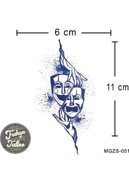 Yarı Kalıcı Dövme Geçici Maske Dövmesi fiyatları