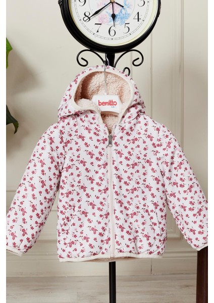 Çift Taraflı Kız Bebek Çocuk Mont 51344