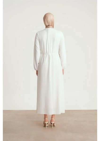 Elbise ORTD9435-1 Ekru fırsatları