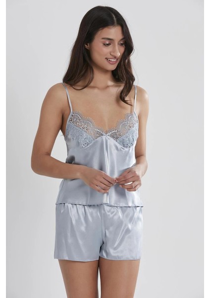 Kadın 6'lı Gelin Çeyiz Seti Saten Gecelik Sabahlık Pijama Takımı Şortlu Takım Terlik Hediyeli indirimleri