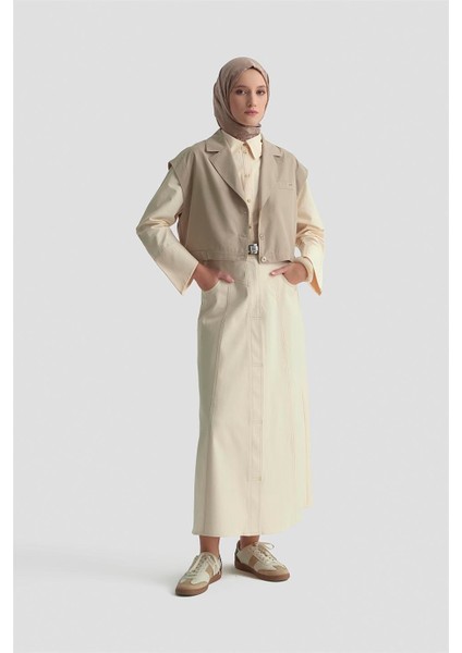 Beli Ayarlanabilir Yelek 25K4804 Vizon modelleri