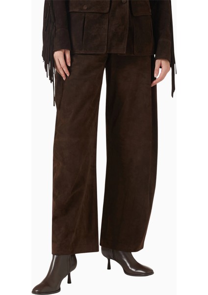 Aeyde Dorothy 65 Koyu Kahverengi Nappa Deri Bot, Yuvarlak Burun ve 65MM Topuk fiyatları