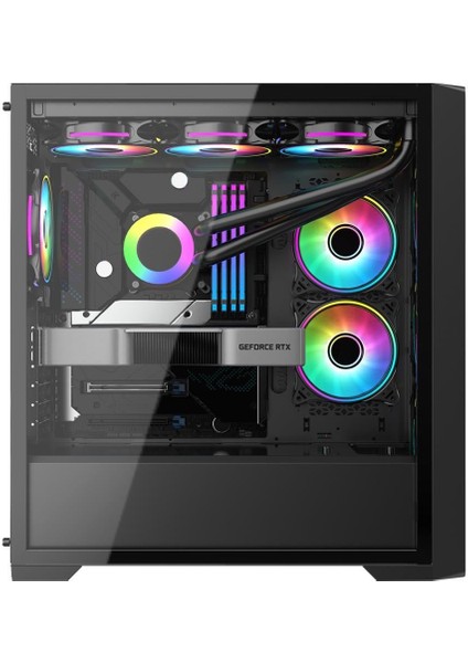 FC-9445G Dynamıc Gaming Kasa, Rgb FAN(850W 80+Bronze) fiyatları