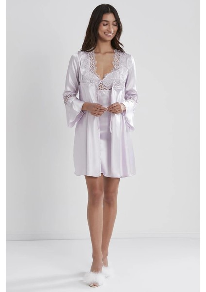 Kadın 6'lı Gelin Çeyiz Seti Saten Gecelik Sabahlık Pijama Takımı Şortlu Takım Terlik Hediyeli fiyatları