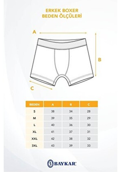 Erkek Pamuklu Rahat Kesim Düz Desenli Boxer 3'lü Paket Beyaz Renkli Konfor