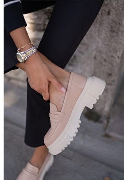 Lopes Kadin Nude Oxford Ayakkabı indirimleri