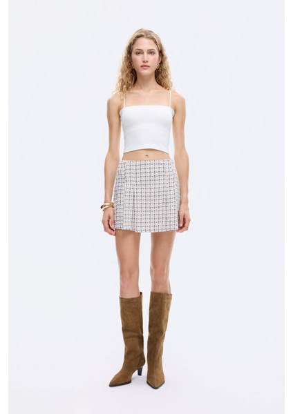 Bej Kadın Etek ETK00828 fırsatları