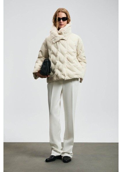 Monica Ekru Kadın Mont 122120047 fiyatları