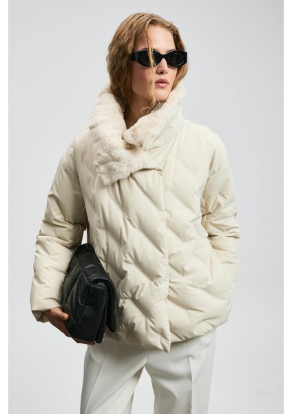 Monica Ekru Kadın Mont 122120047 modelleri