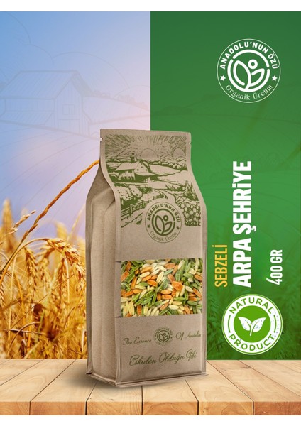 Sebzeli Arpa Şehriye '400 Gr''
