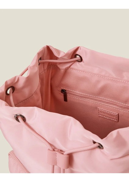 Gül Nakışlı Sırt Çantası Pembe modelleri