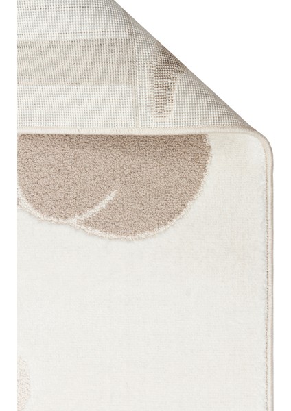 Bambino BMB03 Cream Beige Yumuşacık Dokulu Pastel Renklere Sahip Çocuk Halısı