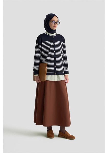 Godeli ve Cepli Etek 25K1913 Kahve fiyatları