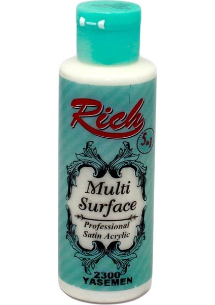 Multi Surface Her Yüzey Için Akrilik Boya 120 Cc. 2300 Yasemen