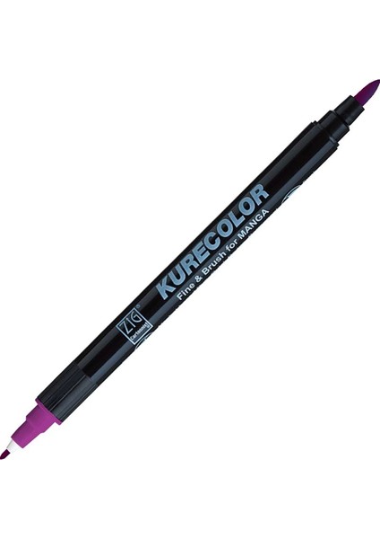 Kurecolor Fine & Brush For Manga Marker Çizim Kalemi 637 Purple