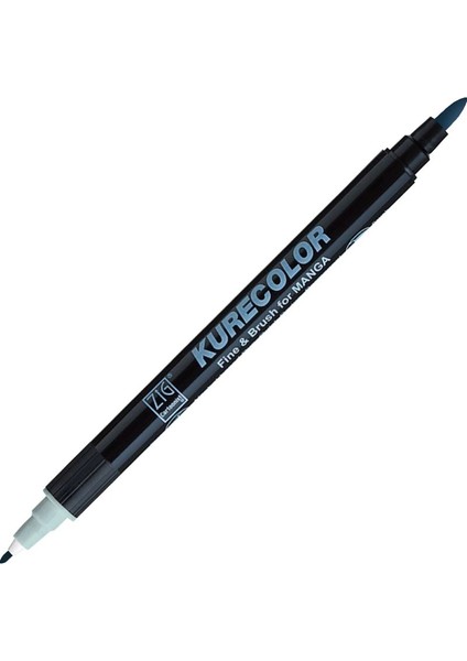 Kurecolor Fine & Brush For Manga Marker Çizim Kalemi 826 Blue Gray 3