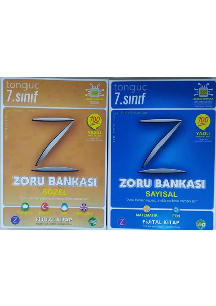 Tonguç Akademi 7. Sınıf Sayısal+Sözel Dersler Zoru Bankası