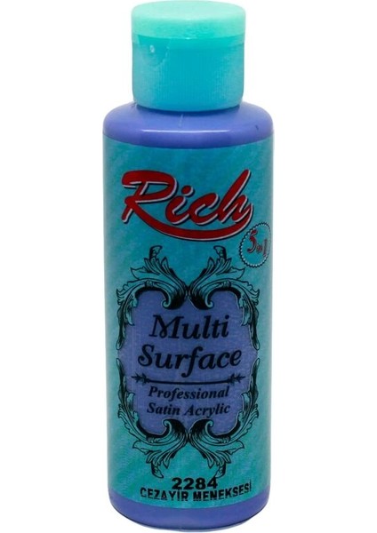 Multi Surface Her Yüzey Için Akrilik Boya 120 Cc. 2284 Cezayir Menekşesi