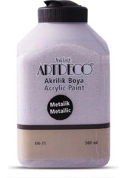 Metalik Akrilik Boya 500 Ml. 3722 Metalik Gümüş