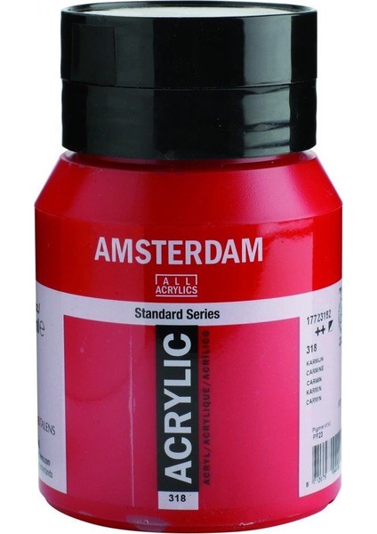 Amsterdam Akrilik Boya 500 Ml. 318 Carmine