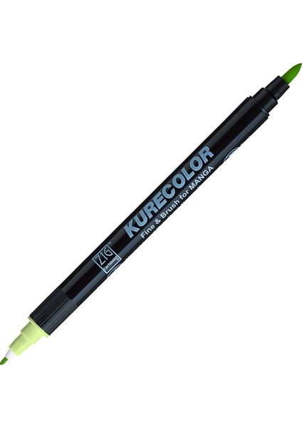 Kurecolor Fine & Brush For Manga Marker Çizim Kalemi 501 Pale Green