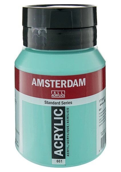 Amsterdam Akrilik Boya 500 Ml. 661 Turquoise Green