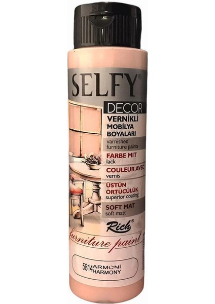 Selfy Decor Vernikli Boya 500 cc 5814 Armoni