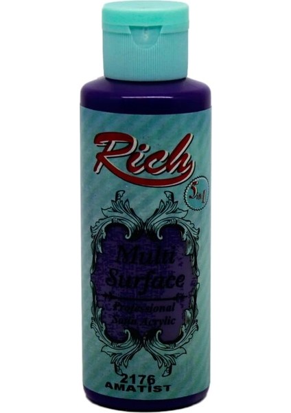 Multi Surface Her Yüzey Için Akrilik Boya 120 Cc. 2176 Amatist