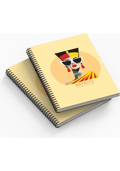 A5 Karton Kapak Spiralli Çizgisiz Defter/ 96 Sayfa/tematik Seri No: 6“özgür” Royalty fiyatları