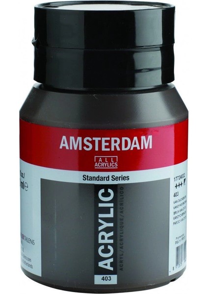 Amsterdam Akrilik Boya 500 Ml. 403 Vandyke Brown