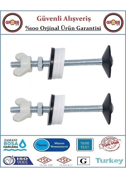 Rezervuar İç Takım Montaj Vida Seti