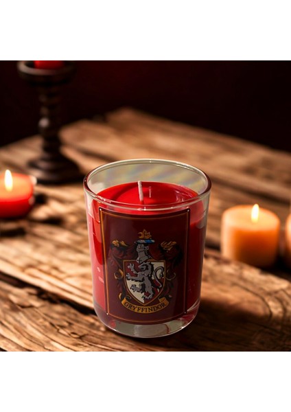 Gryffindor Dekoratif Mum – Soya Wax – Kış Çayı Kokulu – Harry Potter fiyatları