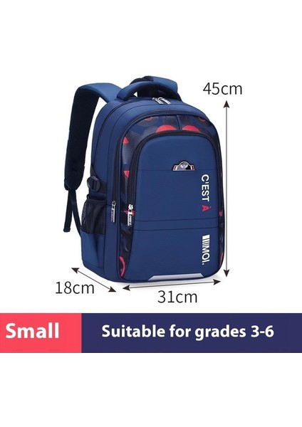 Yeni Erkek Okul Çantası Ilkokul Öğrencileri 3-6-9 Sınıflar Büyük Çocuk Ortaokul Lise Öğrencileri Büyük Kapasiteli Sırt Çantaları (Yurt Dışından)