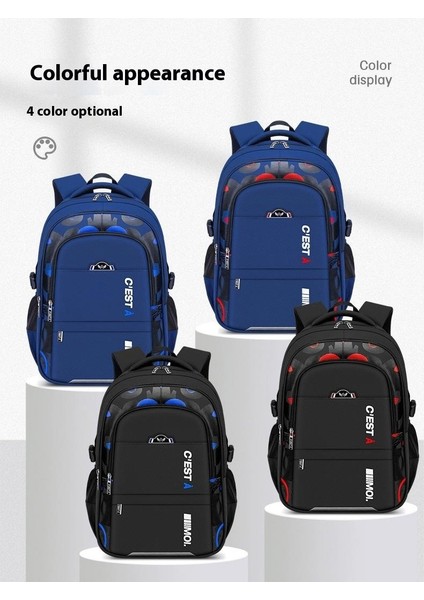 Yeni Erkek Okul Çantası Ilkokul Öğrencileri 3-6-9 Sınıflar Büyük Çocuk Ortaokul Lise Öğrencileri Büyük Kapasiteli Sırt Çantaları (Yurt Dışından) fırsatları