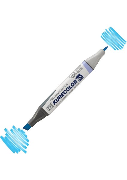 Kurecolor Twin S Grafik Çizim Marker Kalemi 304 Cobalt Blue