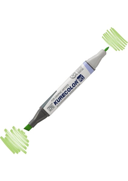 Kurecolor Twin S Grafik Çizim Marker Kalemi 501 Pale Green