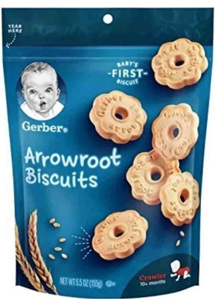 Arrowroot Biscuits Atıştırmalık 155 gr