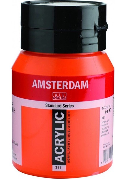 Amsterdam Akrilik Boya 500 Ml. 311 Vermilion