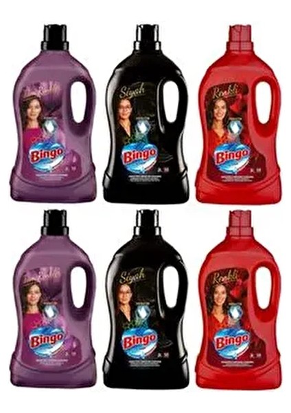 Sıvı Çamaşır Deterjanı 3 Litre Konsantre Formül ile 6 Yıkama Renk Koruma Sağlar