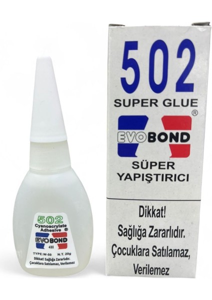 502 Süper Hızlı Japon Yapıştırıcı 20 G-2 Adet