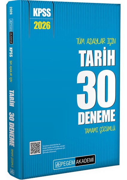 2026 Kpss Tüm Adaylar Için Tarih 30 Deneme Tamamı Çözümlü fiyatları