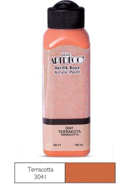Akrilik Boya 140 Ml. 3041 Terrakota