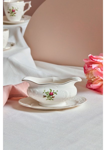 Vintage Rose 2 Parça Sosluk 11,5 cm Krem