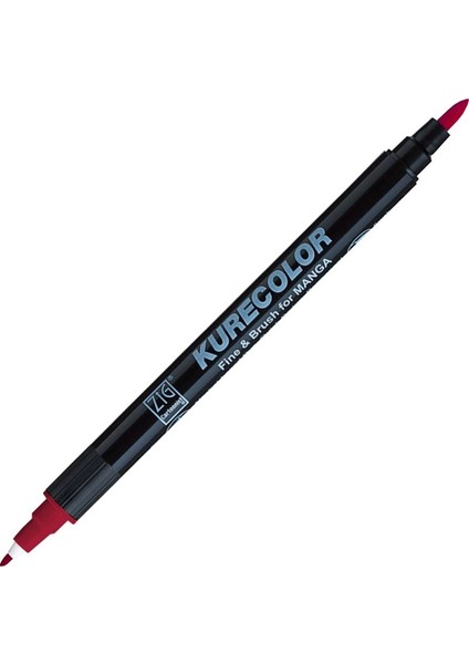 Kurecolor Fine & Brush For Manga Marker Çizim Kalemi 266 Wıne Red