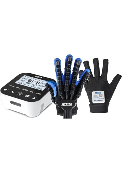 Syrebo Yumuşak Robotik El Rehabilitasyon Eldiveni | Çoklu Parmak Çalıştırma Modlu Çift El SY-HRC12