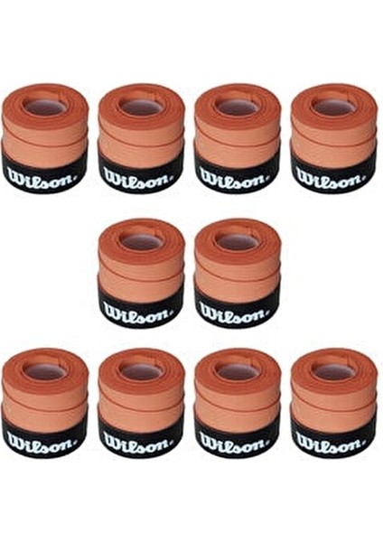 Comfort Bowl O'grips 10 Adet Grip, Tenis Raketi Gribi Kiremit Renkli