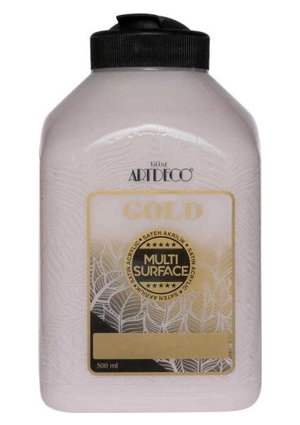 Gold Multi Surface Akrilik Boya 500 Ml. 325 Düğün Pastası