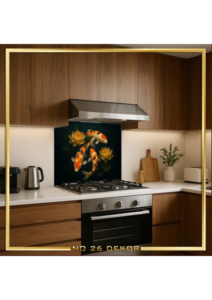 Temperli Cam Mutfak Tezgâh Arası